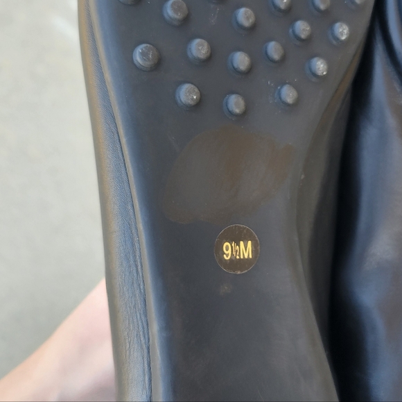 Tory Burch Pacey Cap Toe Black Patent Leather Ballet Flat Women's Size 9.5 - Picture 7 of 8